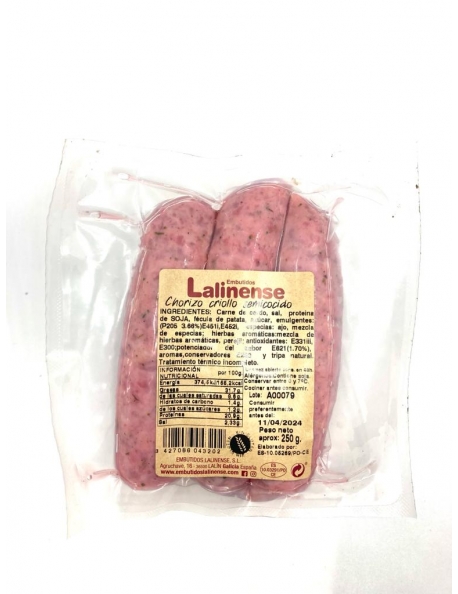 CHORIZO CRIOLLO SEMICOCIDO